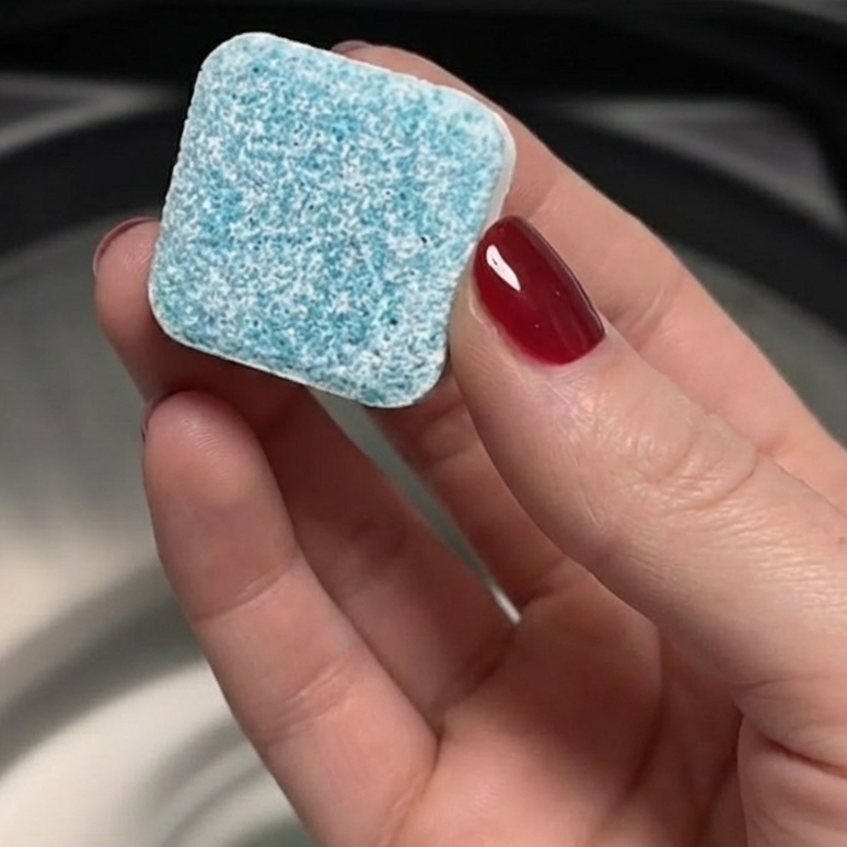 Step 2: Drop the tablet